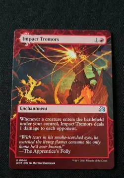 MTG - Impact Tremors - Wilds of Eldraine: Enchanting Tales - NM Uncommon #44 Reg - Image 1