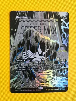 NM Borderless Foil Reanimate, MTG, Marvel's Spider-Man, Magic the Gathering, 20 - Image 1