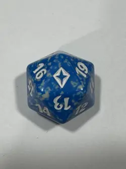 WWK Worldwake Blue Spindown Dice Die D20 - MTG Magic: The Gathering - Image 1