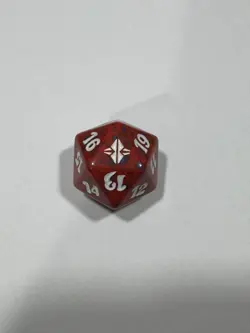 ROE Rise of the Eldrazi Red Spindown Dice Die D20 - MTG Magic: The Gathering - Image 1