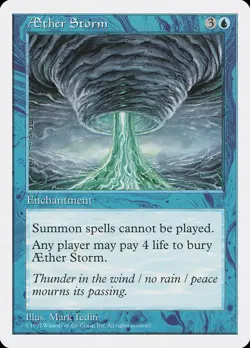 4x Aether Storm - LP - 5th Edition - SPARROW MAGIC mtg - Image 1