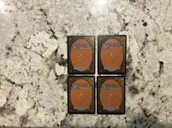 Mtg Lightning Bolt x4 - Magic the Gathering Lightning Bolt Playset LP - Image 2