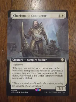 Charismatic Conqueror | NM | Borderless | The Lost Caverns of Ixalan | LCC #38 - Image 1