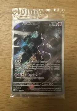 Mewtwo SVP 052 Pokemon TCG: Scarlet & Violet 151 Black Star Promo (SEALED) - Image 1