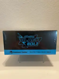 Pokemon Center ETB Black Bolt Elite Trainer Box New - Sealed - Image 4