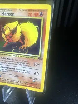 Pokemon TCG Flareon Jungle 3/64 Holo Unlimited Holo Rare - Image 3