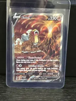 Entei v Crown Zenith Galarian Gallery Holo Ultra Rare Pokemon TCG GG36/GG70 - Image 1
