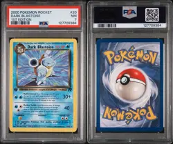 2000 POKEMON ROCKET #20 DARK BLASTOISE 1ST EDITION. PSA: NM 7 - Image 1