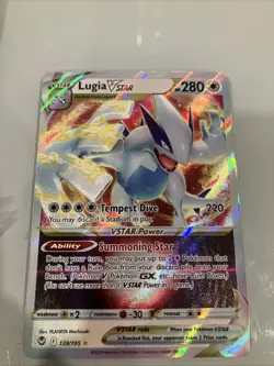 Pokemon TCG Lugia VSTAR Silver Tempest 139/195 Holo Ultra Rare PACK FRESH - Image 1