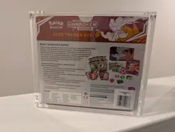 💎Pokemon TCG Sun & Moon Unbroken Bonds Elite Trainer Box SEALED w/Acrylic Case - Image 4