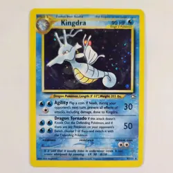 Kingdra #8/111 R - Pokemon TCG - Neo Genesis - Holo - MP/VG - Image 1