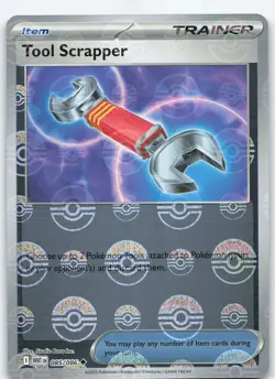 Tool Scrapper (Poke Ball Pattern) 085/086 Uncommon Holo White Flare NM Pokemon - Image 1