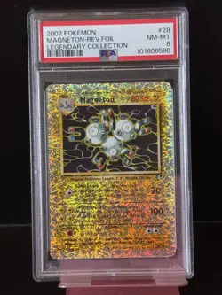 🔥 2002 Pokemon Legendary Collection #28 Magneton-Rev.Foil PSA 8🔥 - Image 1