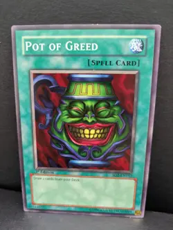 Yu-Gi-Oh Pot of Greed [1st Edition] SD2-EN017 - Image 1