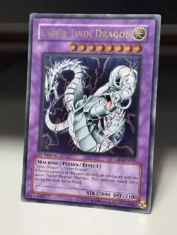 Cyber Twin Dragon (UTR) CRV-EN035 Cybernetic Revolution 1st Edition Ultimate - Image 2