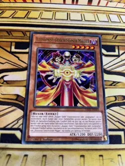 Yugioh Illusionist Gesichtsloser Magier LED2-DE002 Rare - Image 1