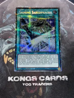 Yu-Gi-Oh MP25-EN005 Shining Sarcophagus Starlight Rare - Image 1