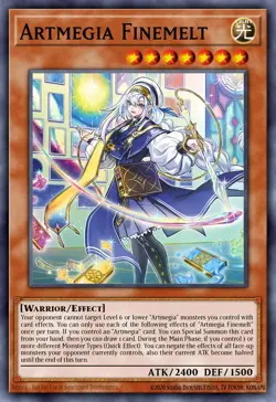 Yugioh DUAD-EN009 - Artmage Finmel - Secret Rare - Image 1