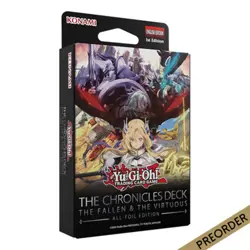 Yu-Gi-Oh! The Chronicles: The Fallen & The Virtuous All-Foil Deck PRESALE 10/24 - Image 1
