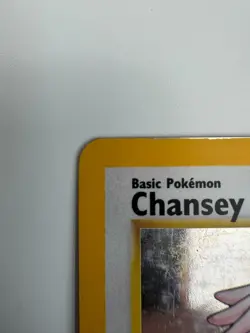 Chansey Pokemon Card Holo 3/102 Base Set Rare Unlimited Print Original LP - Image 3