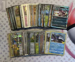 Pokemon TCG Lot Of 71 Holo Cards with 151 Deck Box, All NM - Image 1
