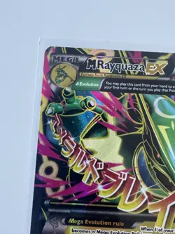 Pokemon TCG Mega M Rayquaza EX Roaring Skies Full Art Card 105/108 - Image 4