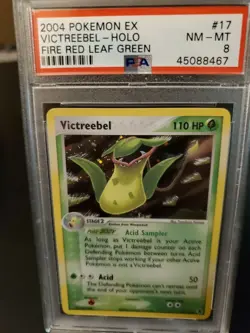 PSA 8 Victreebel 17/112 Ex Fire Red Leaf Green HOLO RARE Pokemon Card - Image 1