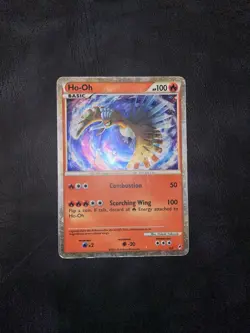 Authentic SL5 Ho-Oh Holo Card (Call of Legends Set ( DAMAGED Condition ) - Image 1