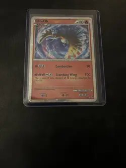 Authentic SL5 Ho-Oh Holo Card (Call of Legends Set ( DAMAGED Condition ) - Image 3