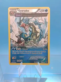 Pokemon TCG Gyarados TCG Full Art Holo Rare Card 21/98 XY Ancient Origins NM - Image 1