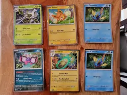 Pokemon Scarlet Violet Black Star Promo Cosmos Holo 6 Card Lot - Image 1