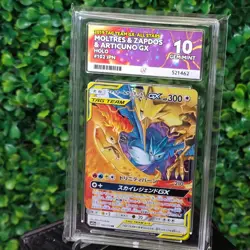 ACE 10 Moltres & Zapdos & Articuno GX 102/173 Japanese Pokemon Card GEM MINT - Image 1