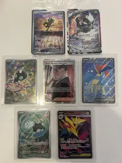 Lot Of Rare Pokemon Cards, Trainer, Etb Sealed Promos And Full Art - 7 Cards - Image 1