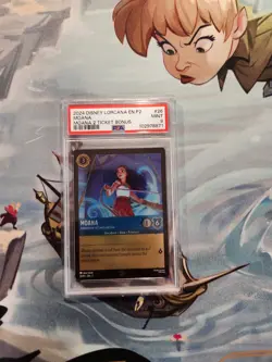 Moana - Adventurer of Land and Sea 26 Disney Lorcana Promo Cards - PSA 9 - Image 1