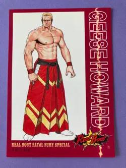 GEESE HOWARD REAL BOUT FATAL FURY SPECIAL SNK Card Japanese - Image 2