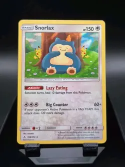 Pokemon Card - Snorlax 158/214 - SM Unbroken Bonds - Holo Rare - Image 2