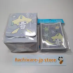 Jirachi Star Link Card Sleeves(Deck shield) & Deck Case Pokemon Center Japan - Image 1