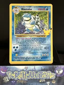 Pokemon Card Blastoise 2/102 Celebrations Classic Collection Near Mint - Image 1