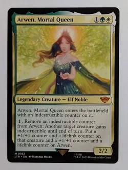 Magic The Gathering, LOTR, Arwen, Mortal Queen, Mythic, 0193 - Image 1