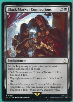 MTG - Black Market Connections _ ACR Regular Rare #0087 Non Foil - Image 1