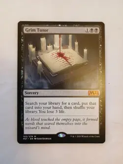 1x Grim Tutor Core Set 2021 M21 MTG Magic The Gathering NM Magic the Gathering - Image 1