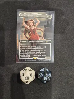 Aerith Gainsborough MTG Final Fantasy Regional Championship Promo Magic in hand - Image 1