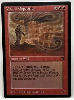 Wall of Opposition, Legends, Magic the Gathering, MTG, LP/NM - Image 1