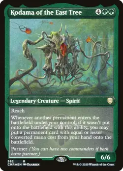 1x KODAMA of the EAST TREE Foil Etched Commander Legends MtG Magic - Image 1