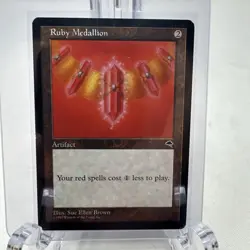 Magic The Gathering Tempest Ruby Medallion Lightly Played *Lot Of 3 - Image 3