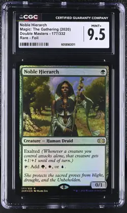 NOBLE HIERARCH Double Masters Foil Rare CGC 9.5 MTG [Nostalgium] - Image 1