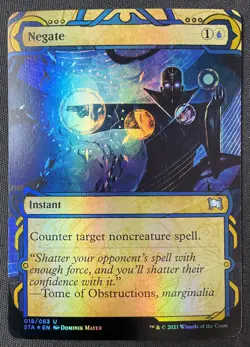 MTG Strixhaven: Mystical Archives #18 Negate FOIL NM - Image 1