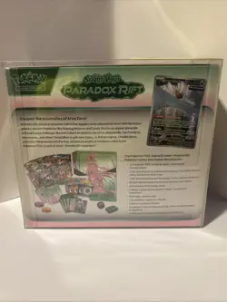 🔥 Pokemon TCG - Paradox Rift Pokemon Center Exclusive ETB - Sealed W/Case ⁉ - Image 2