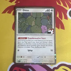 Pokemon TCG - Ditto 132/185 Holo Play Stamped Prize Pack Series 6 - Image 1