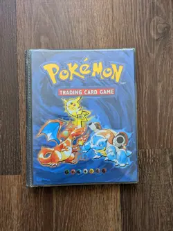 Pokemon Vintage 1999 Base Set Original Folder Binder 4 Pocket WOTC GD/EX Con - Image 1